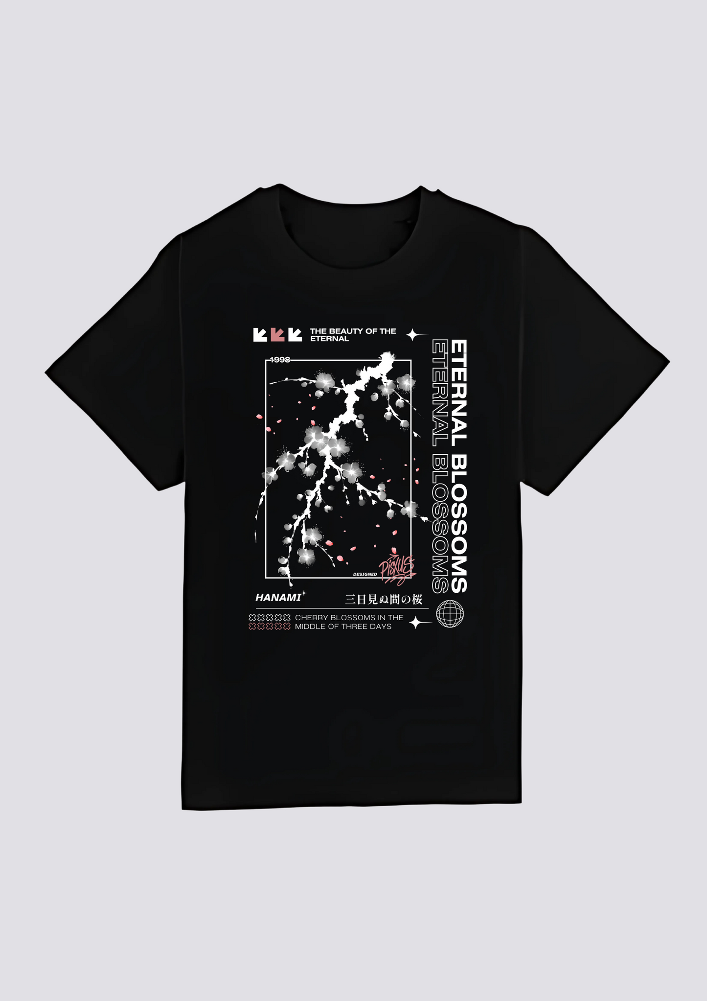 CAMISETA FRONTAL - 花霞 - (Hanagasumi)