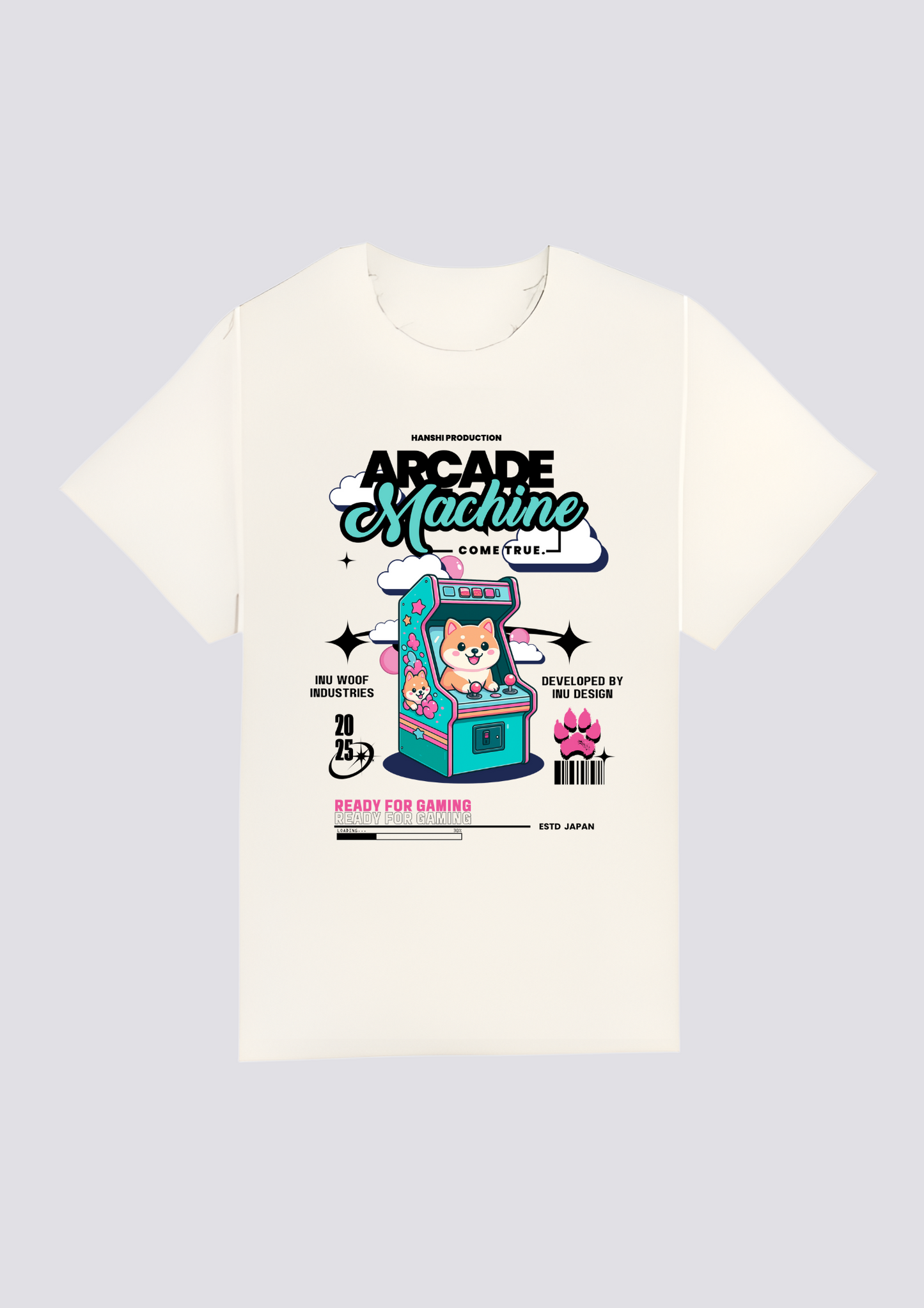 CAMISETA FRONTAL - ゲームの夢 (Gēmu no Yume)