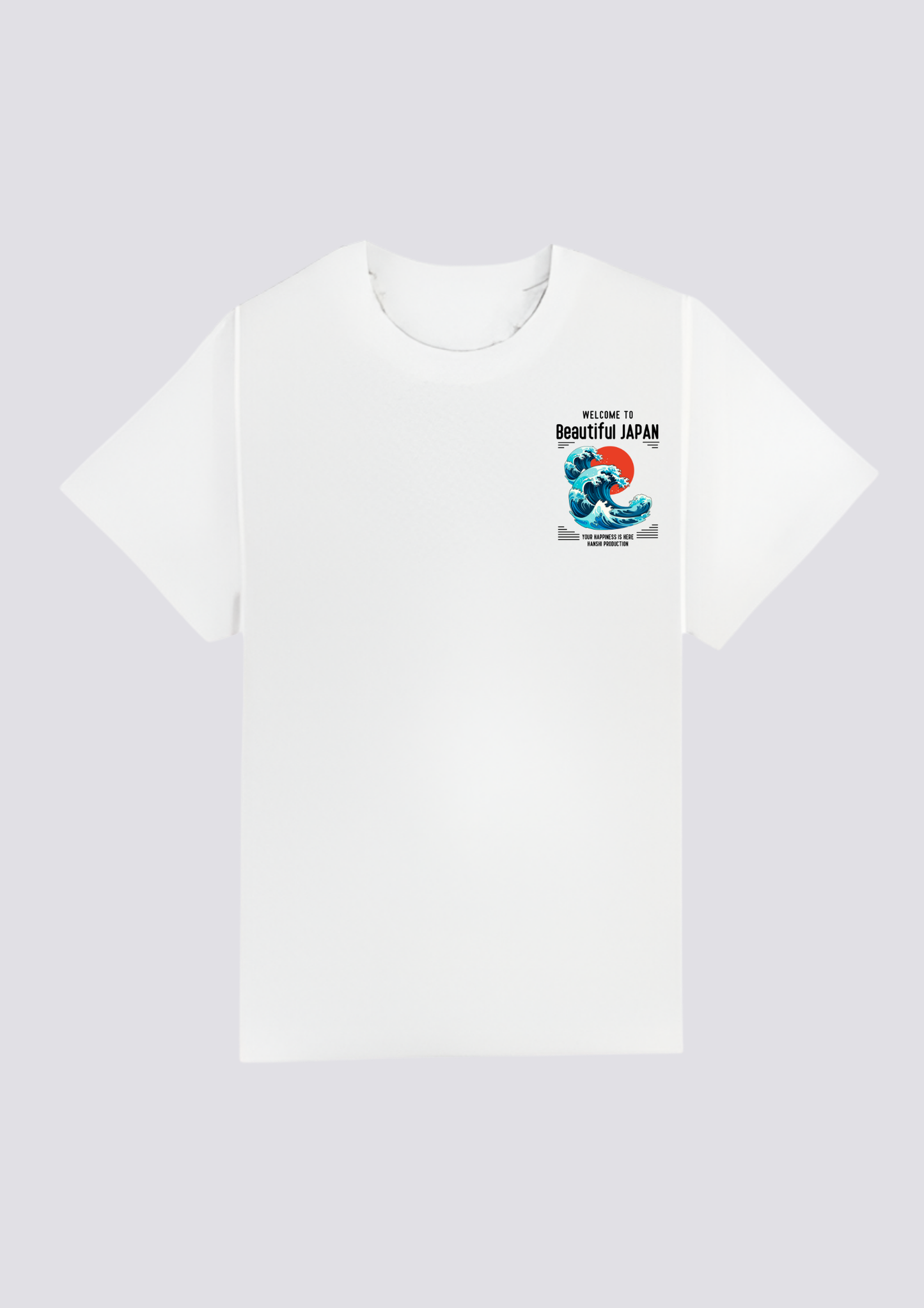 CAMISETA FRONTAL -波の力-(Nami no Chikara)