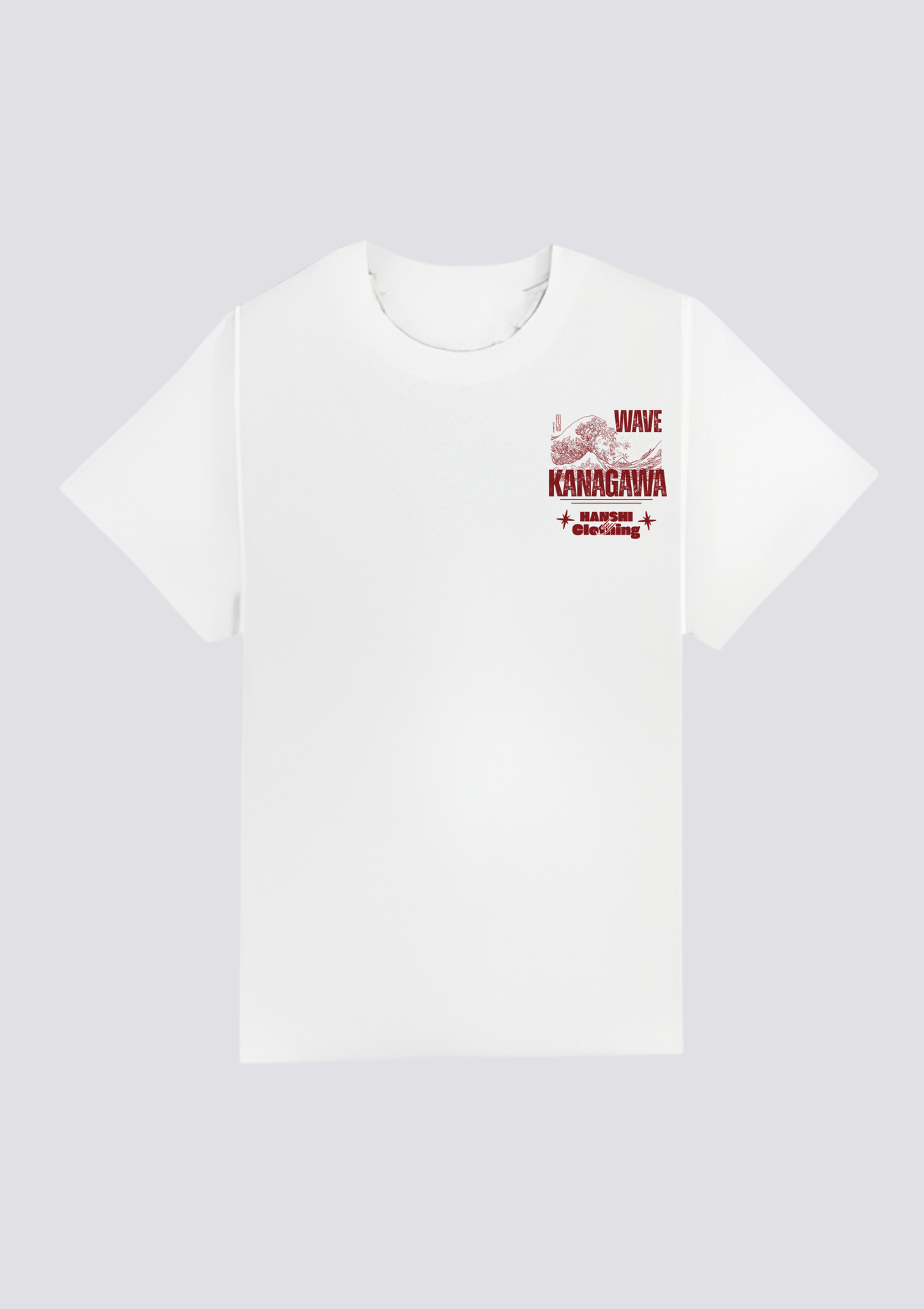 CAMISETA FRONTAL - 赤い波-(Akai Nami)
