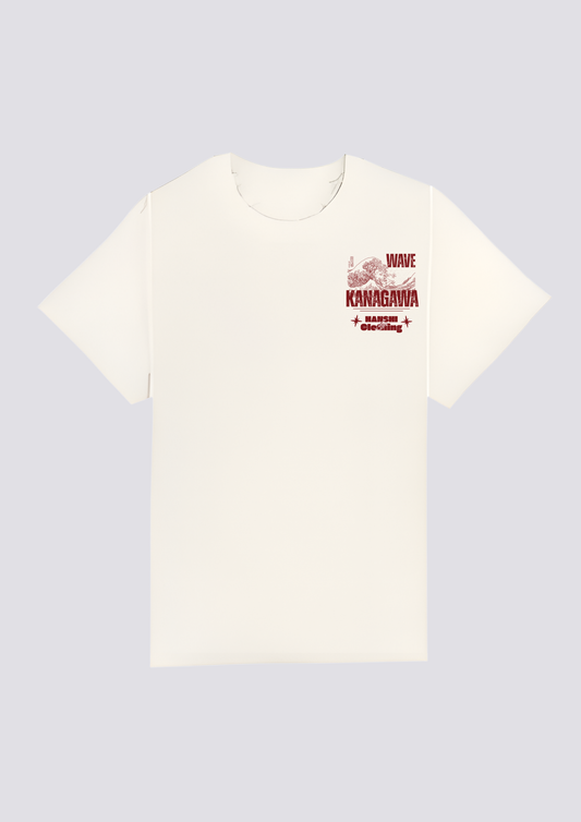 CAMISETA FRONTAL - 赤い波-(Akai Nami)