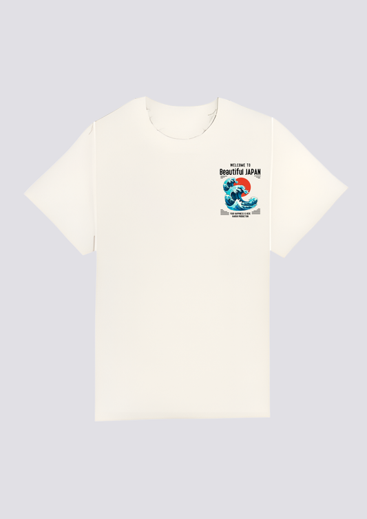 CAMISETA FRONTAL -波の力-(Nami no Chikara)