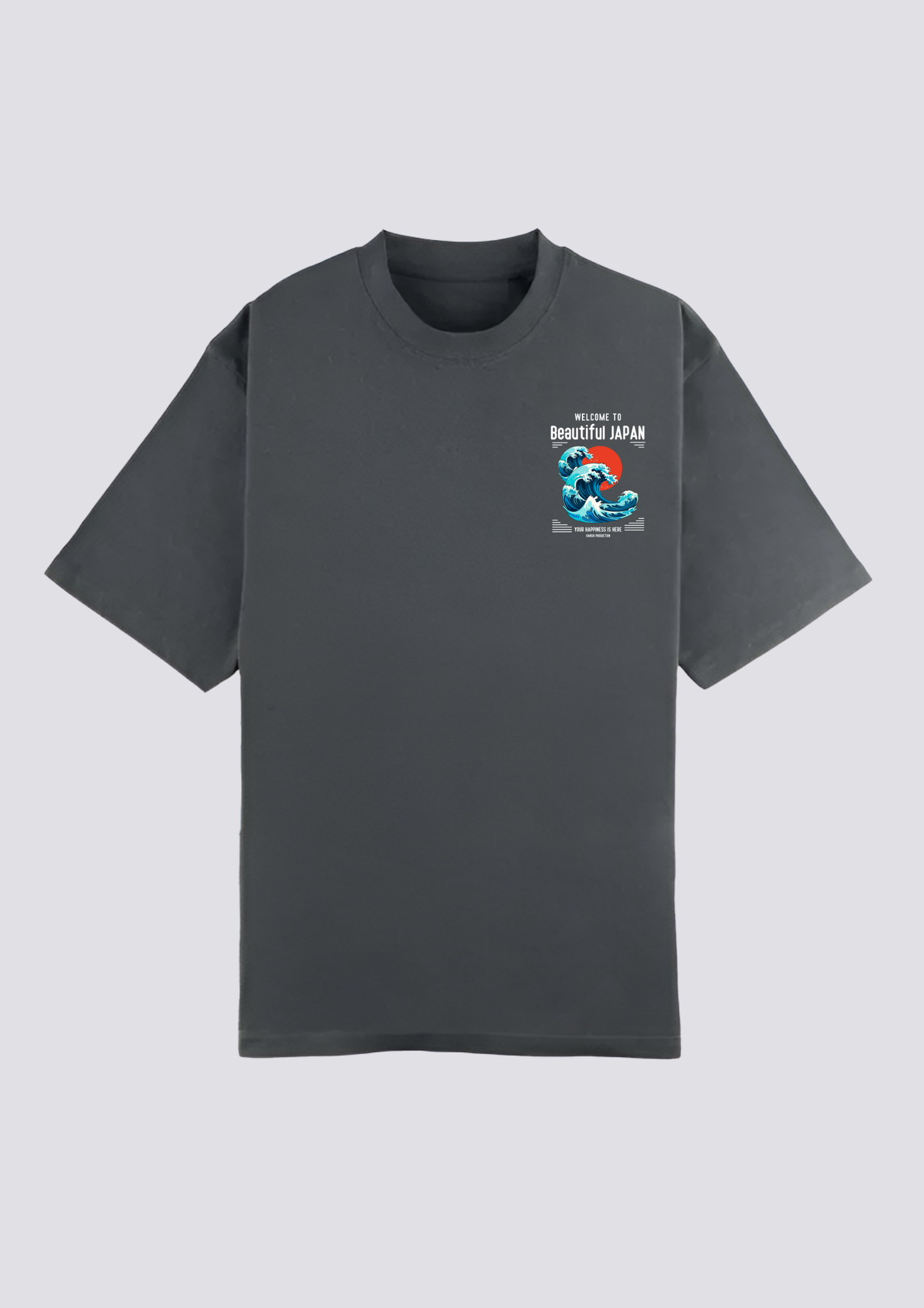 CAMISETA FRONTAL -波の力-(Nami no Chikara)