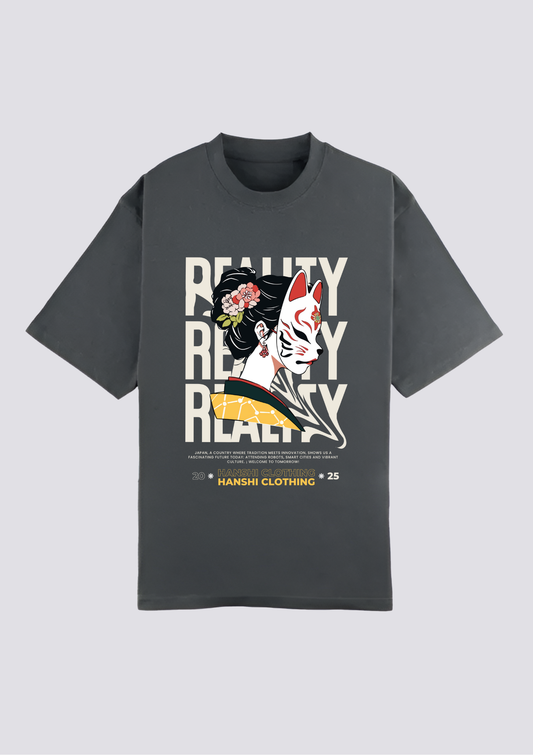 CAMISETA FRONTAL - 現実の影 (Genjitsu no Kage)