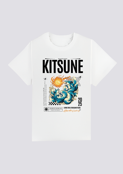 CAMISETA FRONTAL - 九尾の霊 (Kyūbi no Rei)