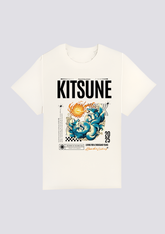 CAMISETA FRONTAL - 九尾の霊 (Kyūbi no Rei)