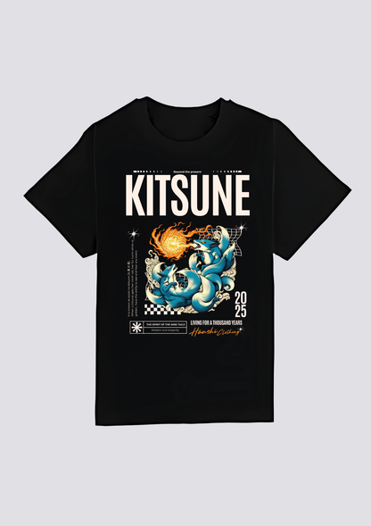 CAMISETA FRONTAL - 九尾の霊 (Kyūbi no Rei)
