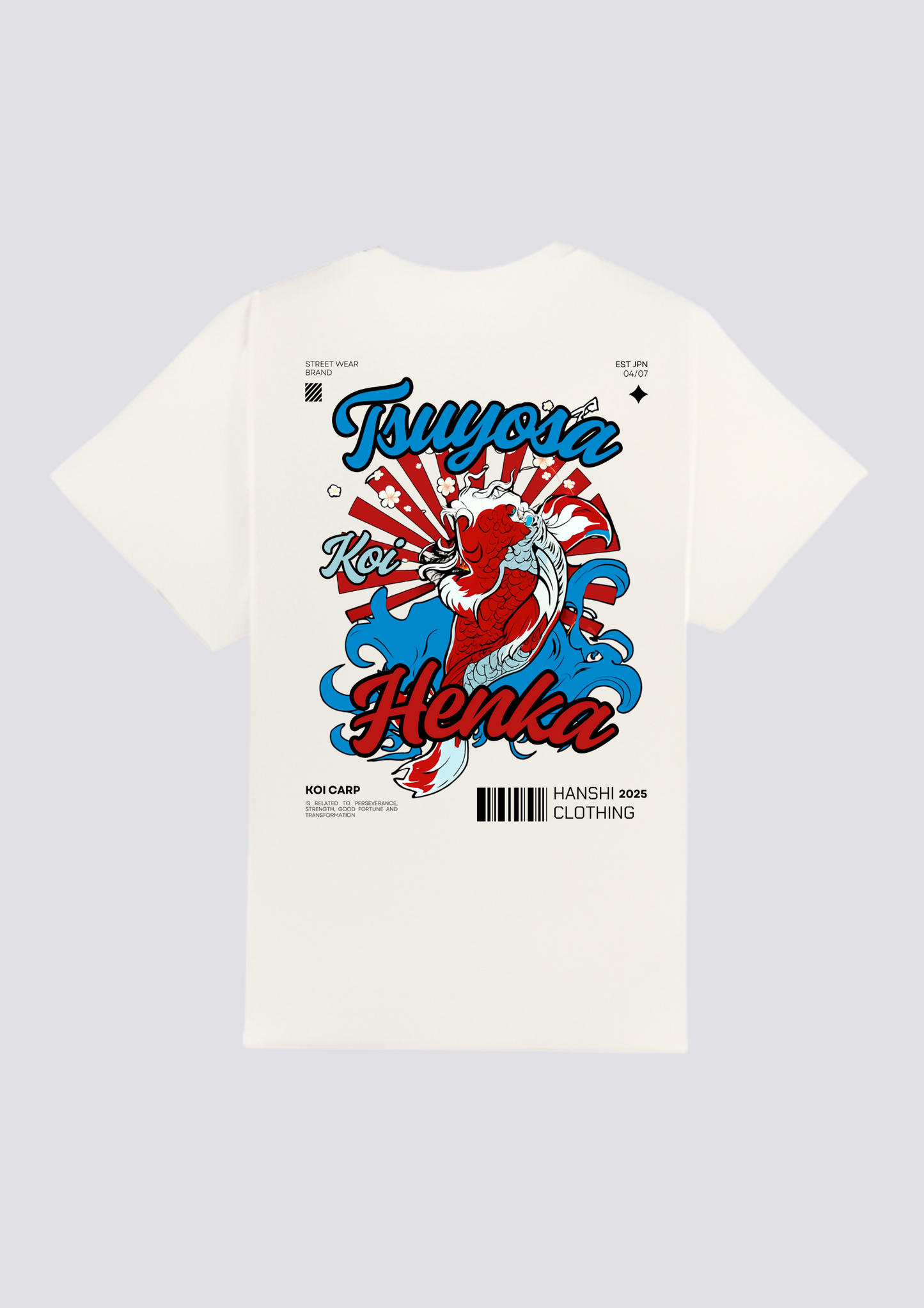 CAMISETA - 幸運の鯉 (Kōun no Koi)