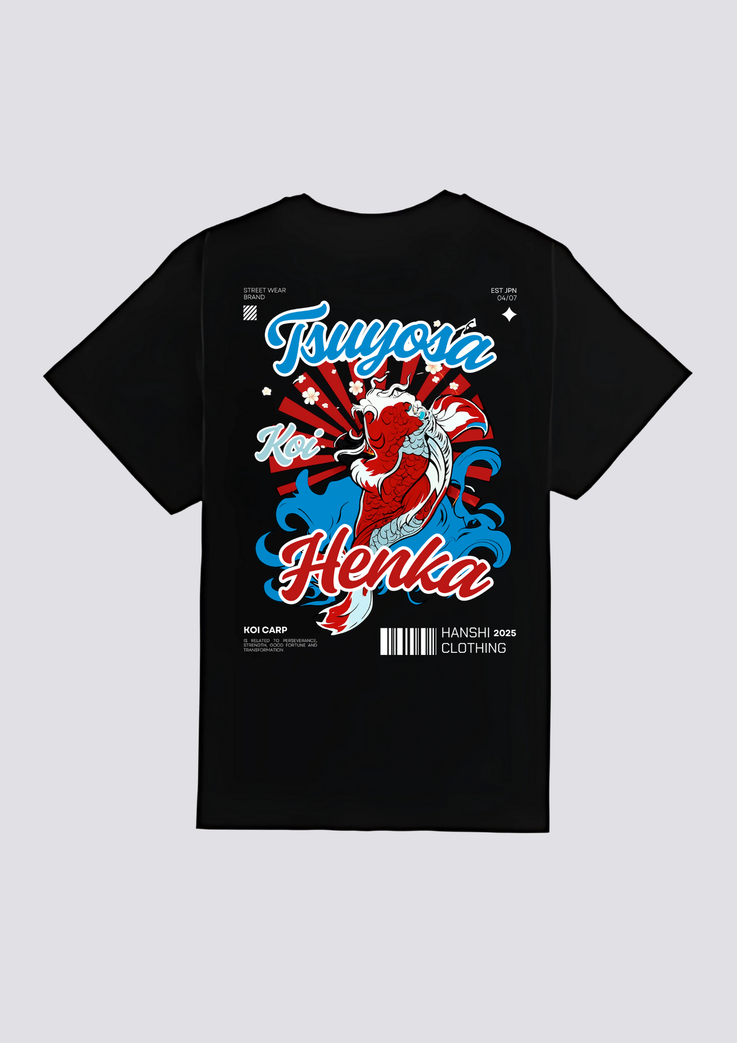 CAMISETA - 幸運の鯉 (Kōun no Koi)