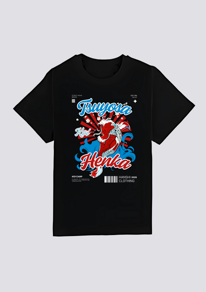 CAMISETA FRONTAL - 幸運の鯉 (Kōun no Koi)