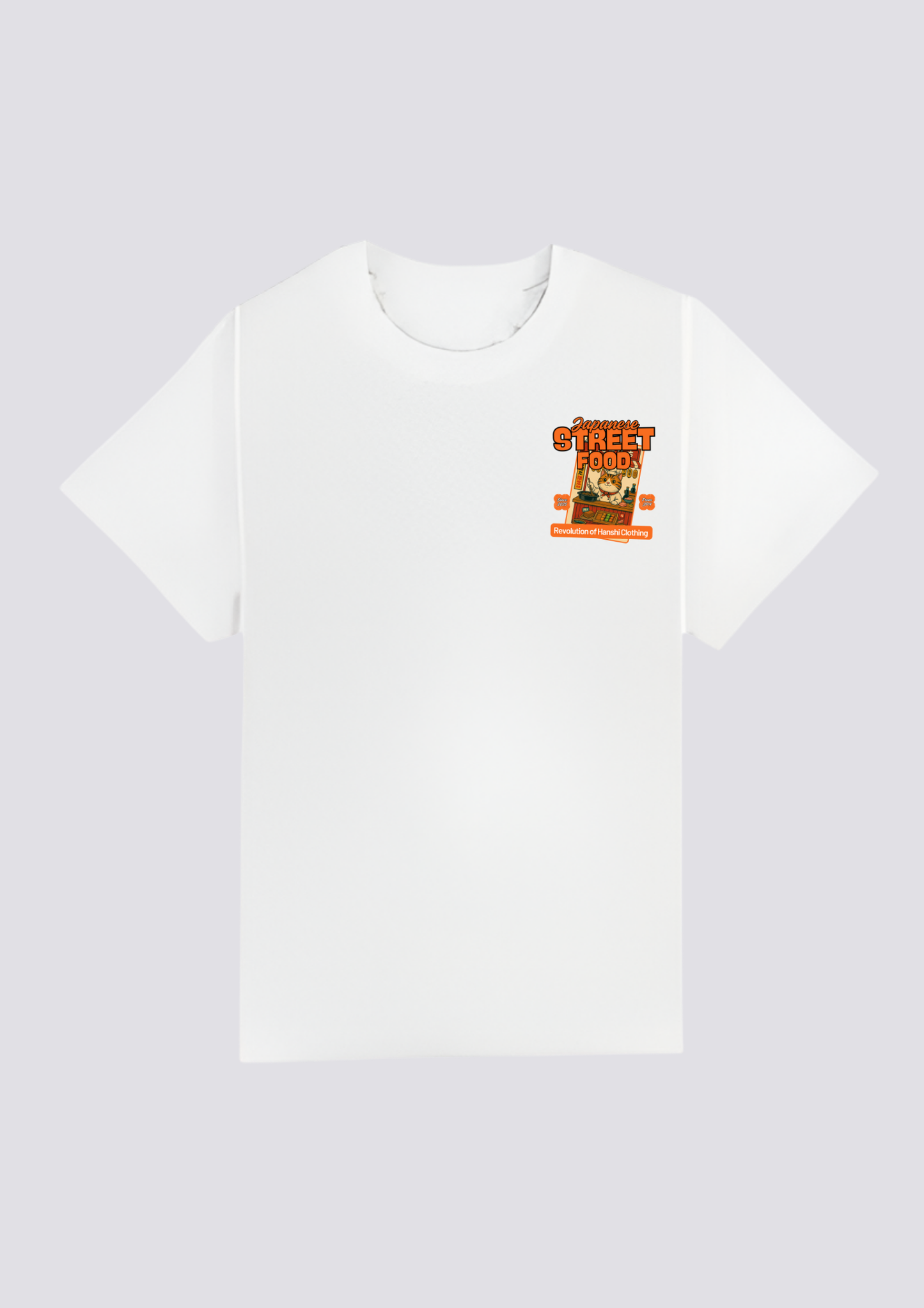 CAMISETA FRONTAL - 猫屋台-(Neko Yatai)