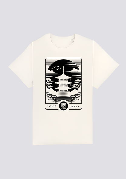 CAMISETA FRONTAL - 静寂の寺 (Seijaku no Tera)