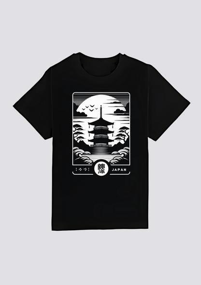 CAMISETA FRONTAL - 静寂の寺 (Seijaku no Tera)