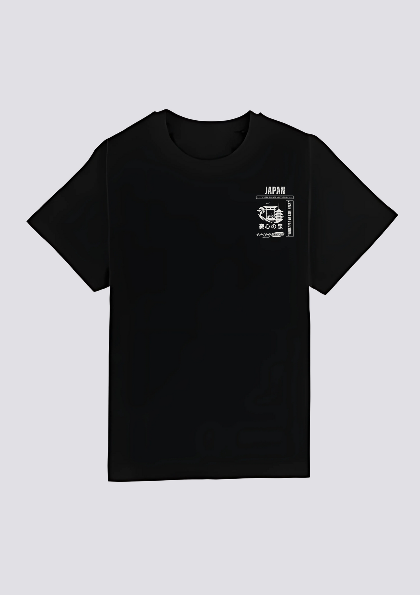 CAMISETA FRONTAL - 静寂の寺-(Seijaku no Tera)