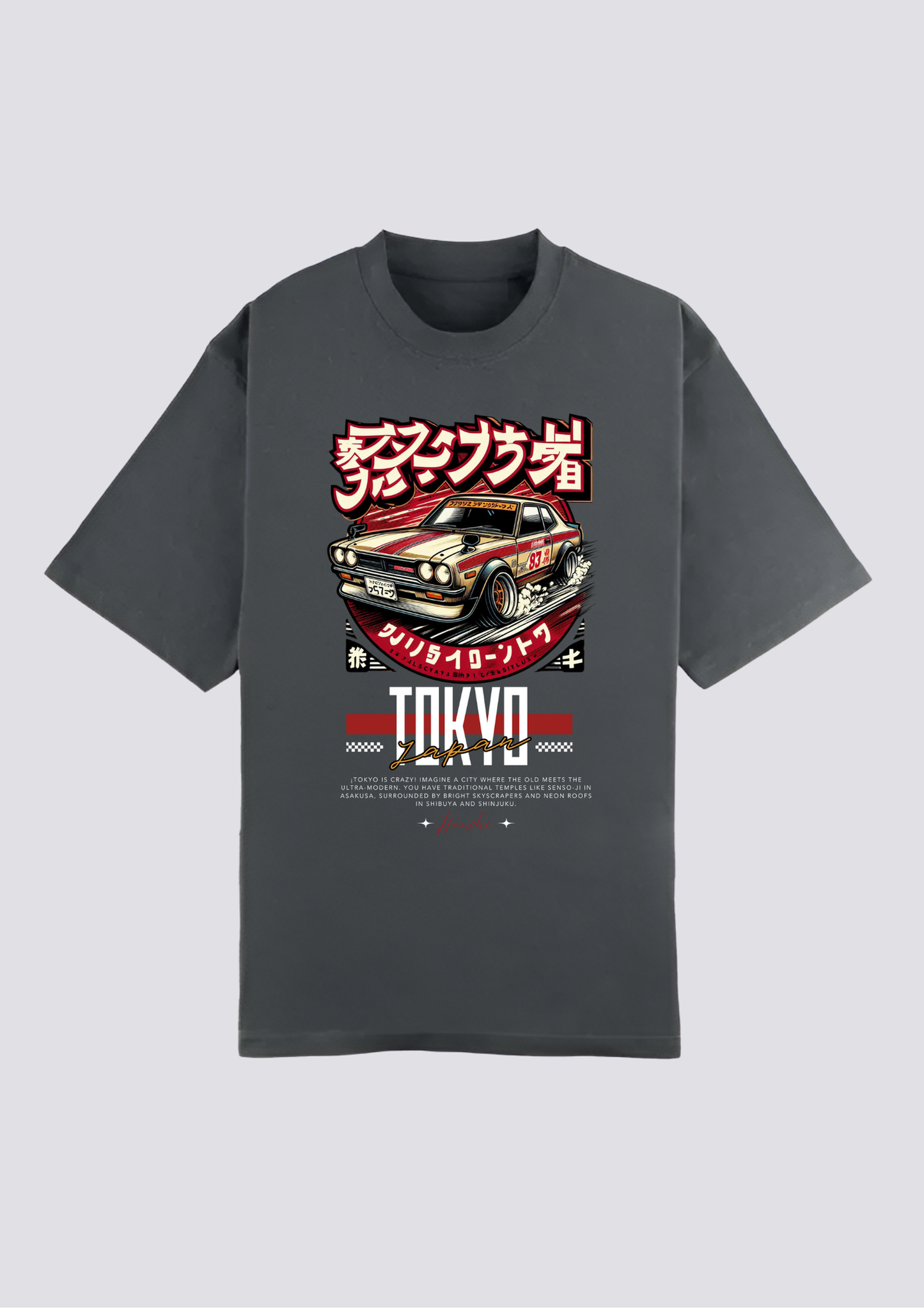 CAMISETA FRONTAL - ドリフトクラブ (Dorifuto Kurabu)
