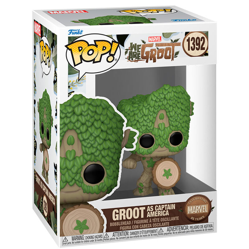 FUNKO POP! We Are Groot - Groot as Capitan America 1392