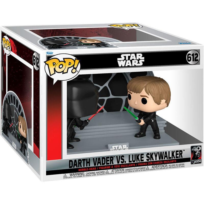 FIGURA POP! Star Wars - Darth Vader Vs Luke Skywalker 612