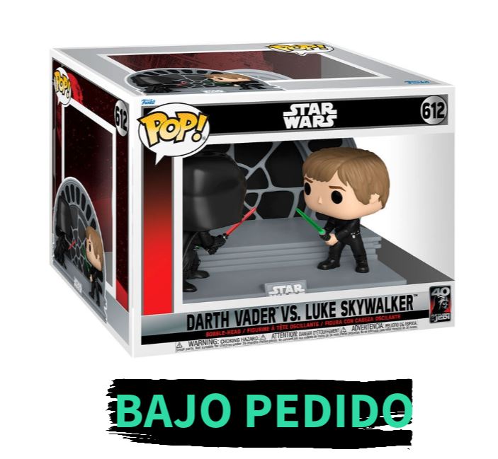 FIGURA POP! Star Wars - Darth Vader Vs Luke Skywalker 612