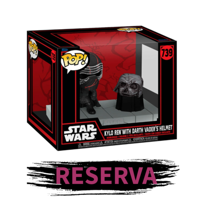 FUNKO POP! Star Wars -  Kylo Ren with Darth Vader Helmet 739