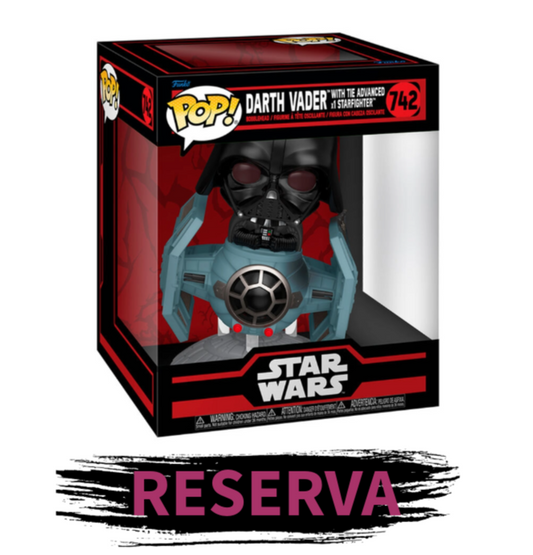 FUNKO POP! Star Wars -  Darth Vader with Tie Advanced Starfighter 742