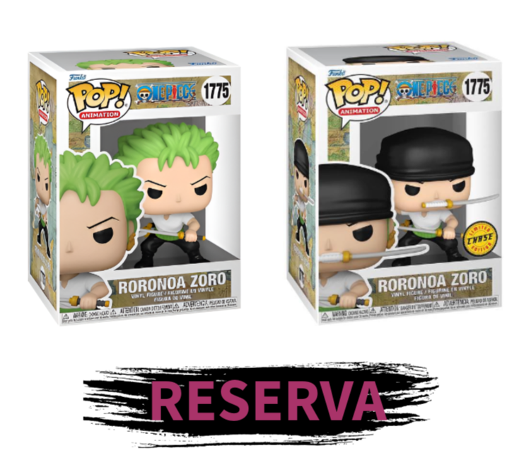 PACK FUNKO POP! One piece - Roronoa Zoro 1775