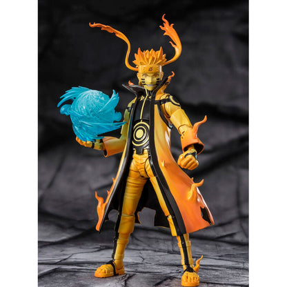 Figura Naruto Shippuden S.H Figuarts NARUTO UZUMAKI KURAMA LINK MODE 15 cm