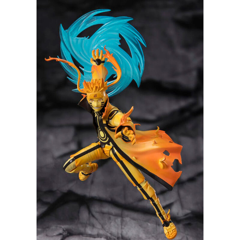 Figura Naruto Shippuden S.H Figuarts NARUTO UZUMAKI KURAMA LINK MODE 15 cm