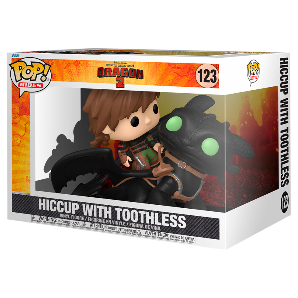 FUNKO POP RIDES! How To Train Your Dragon 2 - Hiccup with Toothless 123