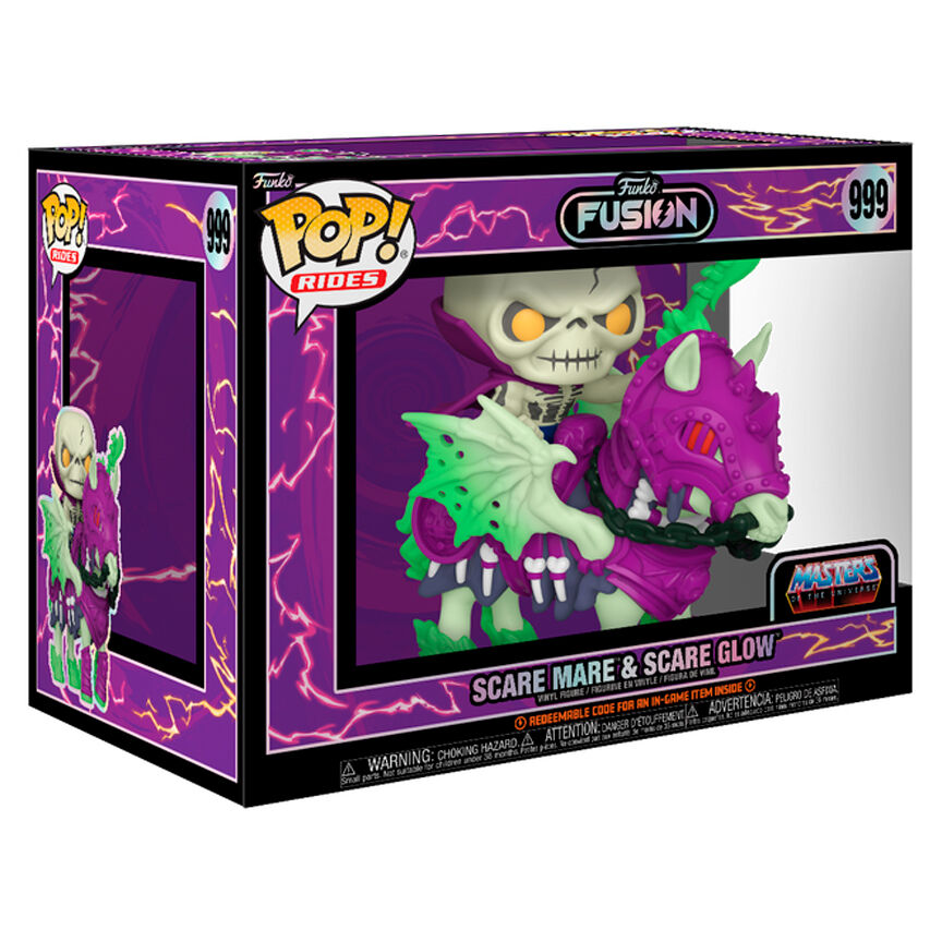 FUNKO POP!  Funko Fusion - Rides Masters of the Universe Scare Mare & Scare Glow 999