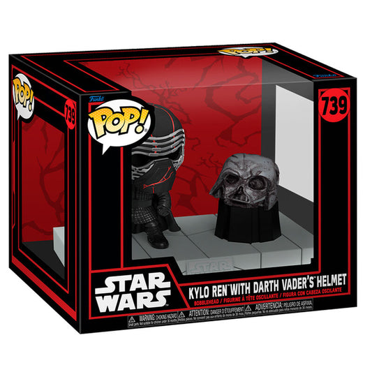 FUNKO POP! Star Wars -  Kylo Ren with Darth Vader Helmet 739