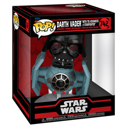 FUNKO POP! Star Wars -  Darth Vader with Tie Advanced Starfighter 742