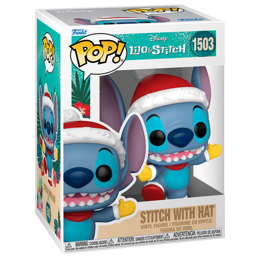 FUNKO POP! Disney Lilo & Stitch - Stitch with Santa Hat 1503