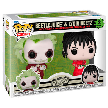 FUNKO POP! Beetlejuice 2 - PACK BEETLEJUICE & LYDIA DEETZ