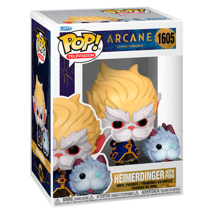 FUNKO POP! LEAGUE OF LEGENDS ARCANE - Heimerdinger with Poro 1605