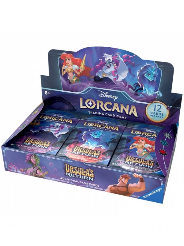 Lorcana TCG - Paquetes De Refuerzo (24 Unidades)  Ursula's Return Inglés - Lorcana - Disney - Inglés