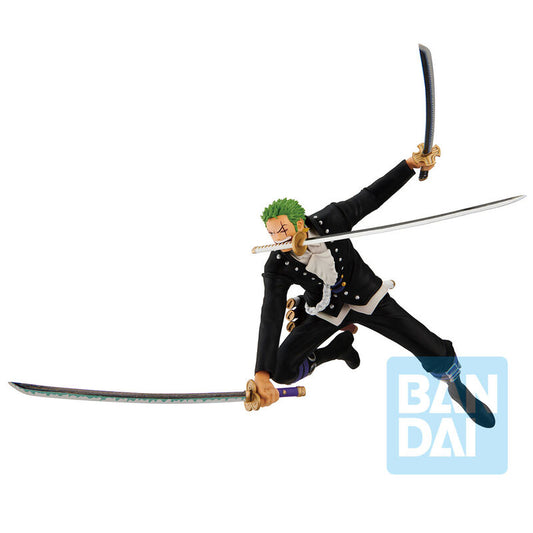 Figura de Roronoa Zoro, One Piece Ichibansho Film Red RORONOA ZORO