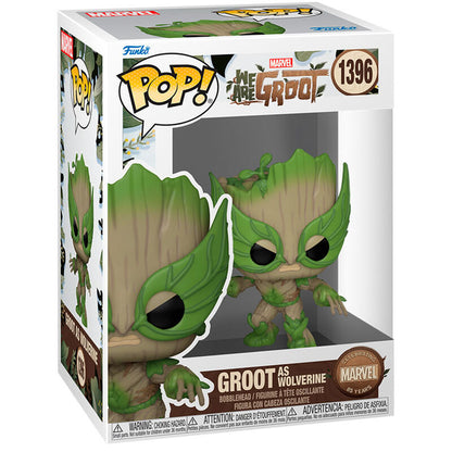 FUNKO POP! We Are Groot - Groot as Wolverine 1396